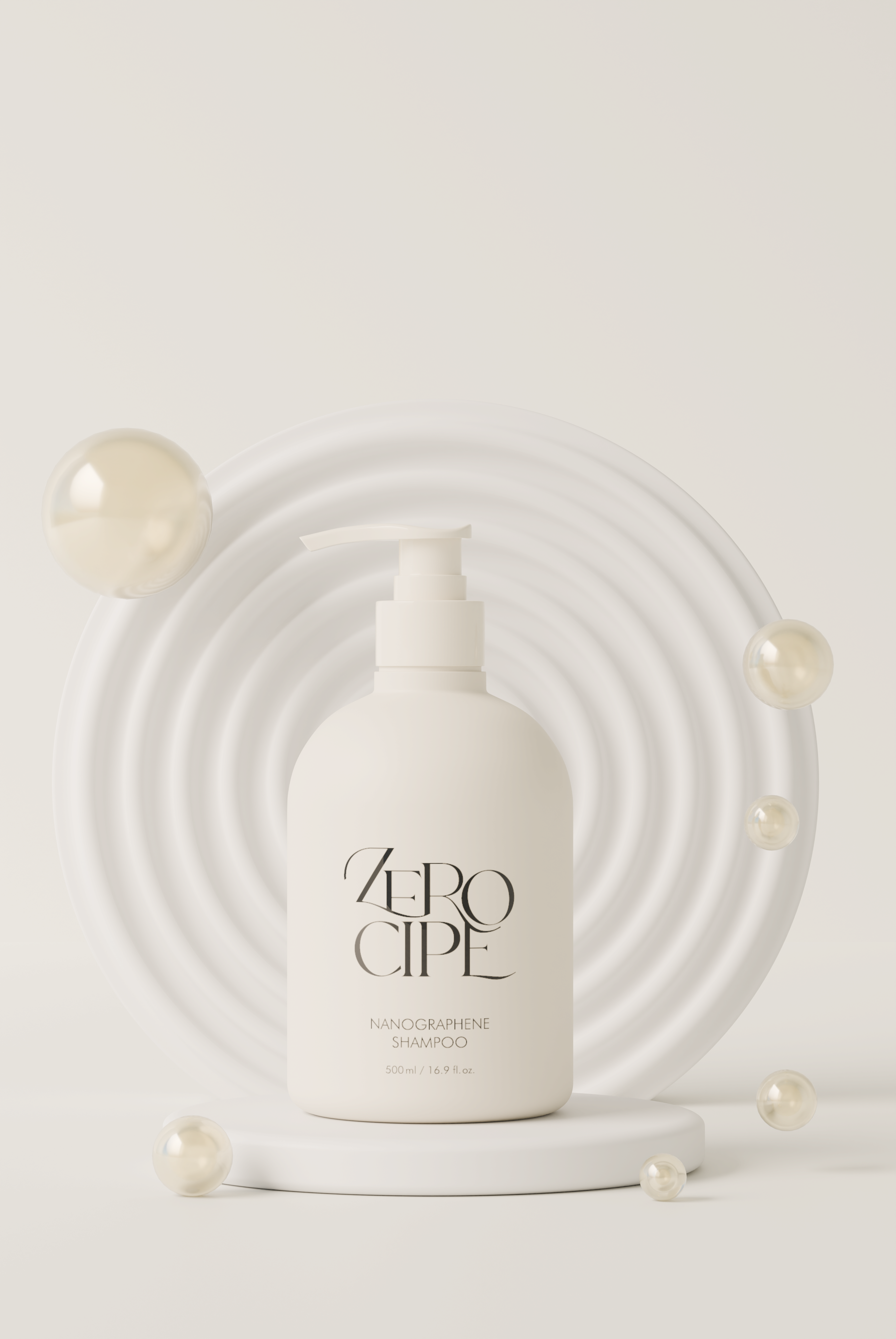 ZEROCIPE Nanographene Shampoo 500ml _KFDA_ Anti_Hairloss_ Hair Thickening_ Scalp Care_